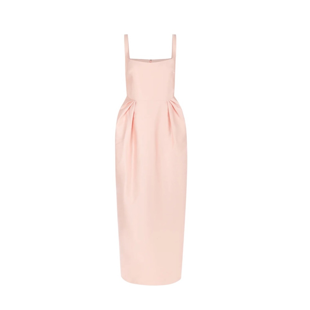 Elegant Pink Sleeveless Dress